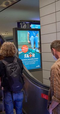 ut-Of-Home-Kampagne zum Krankenhausgipfel 2021